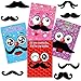 Fancy Land Valentines Cards with Funny Mustaches and Envelopes for Kids Classroom Party Favors 28 Pack - Image 3