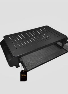 Sharpdo Metal Monitor Stand with Storage Drawer for PC/Laptop/Printer, Desk Organizer for Home and Office Black  - Image 3