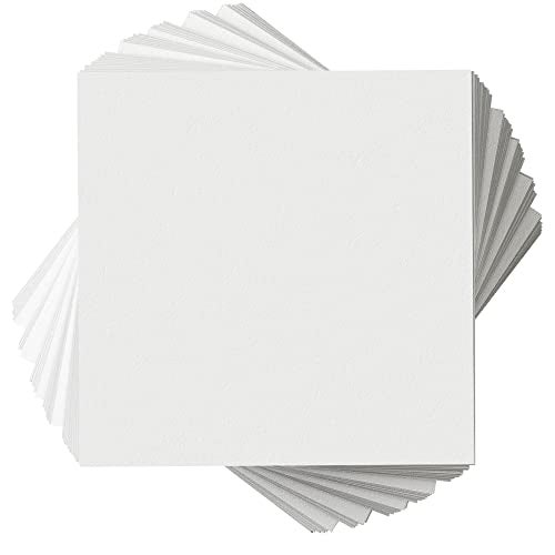 Reskid White Cardstock Thick Paper - Blank Heavy Weight 110 lb Cover Card Stock - 100 Pack (12x12, Inches) - Image 4