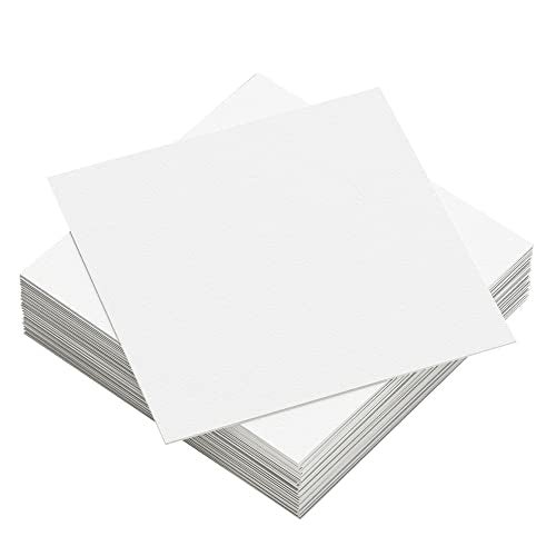 Reskid White Cardstock Thick Paper - Blank Heavy Weight 110 lb Cover Card Stock - 100 Pack (12x12, Inches) - Image 2
