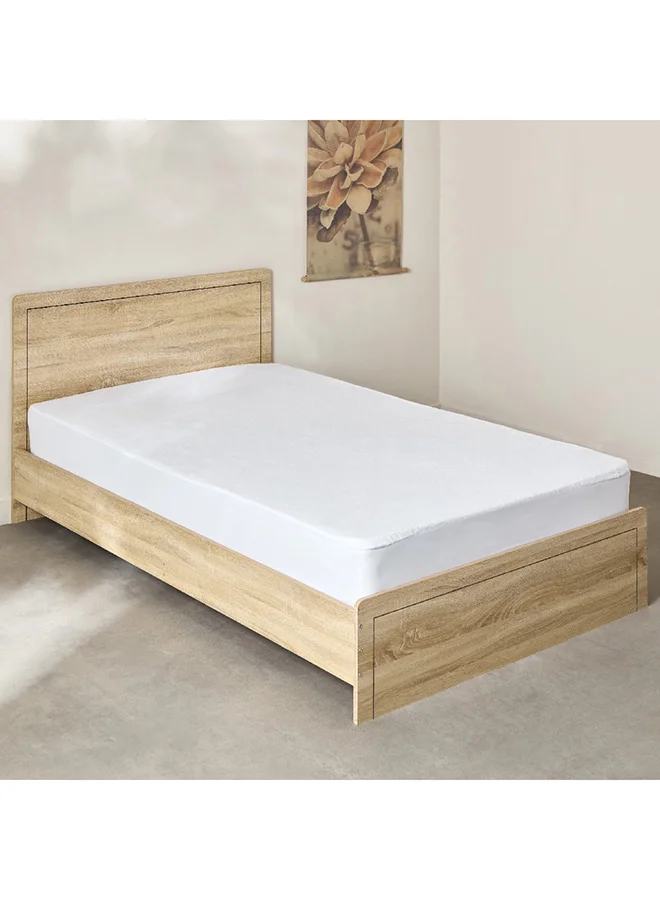 Home Box Terry Waterproof Twin Mattress Protector 200 x 33 x 120 cm
