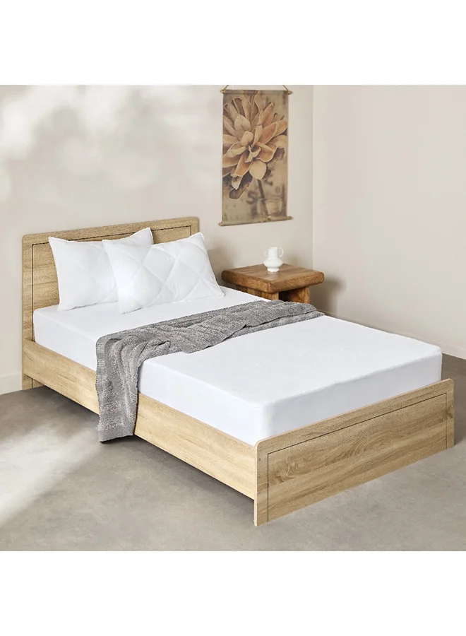 Home Box Terry Waterproof Twin Mattress Protector 200 x 33 x 120 cm