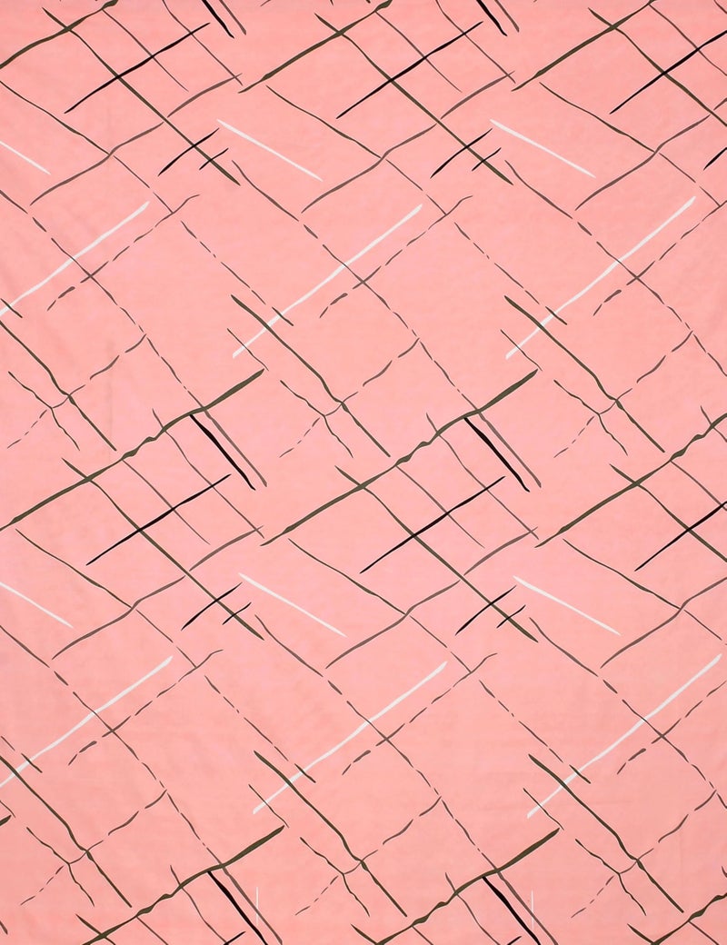 BLUSH & BLOOM Super Soft Cotton Feel All Round Elastic Fitted Single Bedsheet with 1 Pillow Cover-36 x 72 x 8 Inches, 92 cm x 182 cm x 20 cm-Pink - Image 3