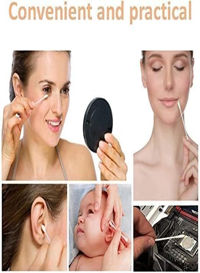 GNR Wooden Buds Double Head Tips Stick Natural Pure Bamboo Cotton Swabs Ear Cleaning Buds - 250 Pcs - Image 4