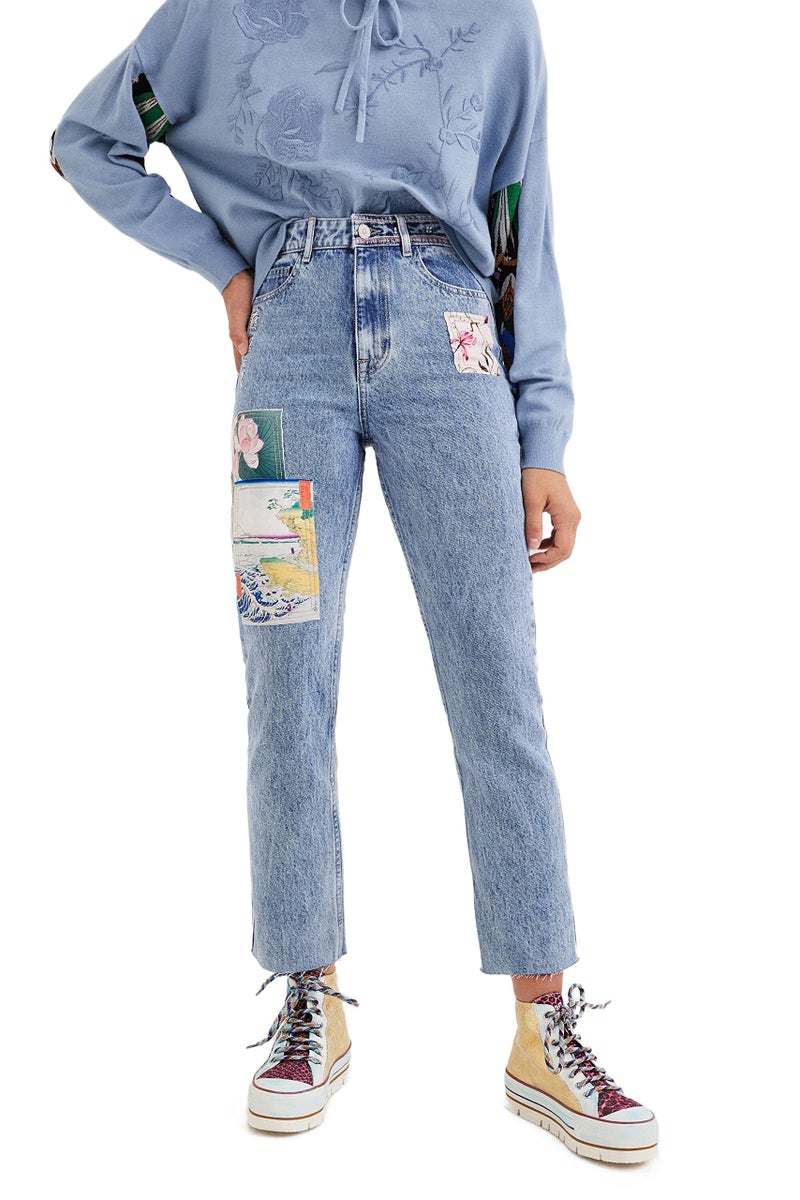 Desigual Womens Casual Blue 38