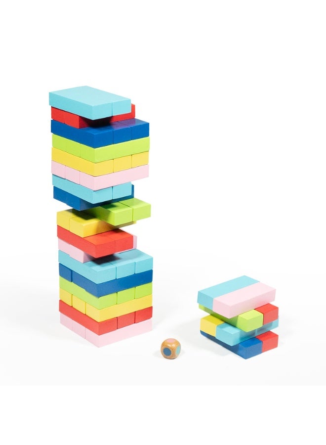 DAWSON SPORTS Wooden Coloured High Tower Game With Carry Bag - Image 2