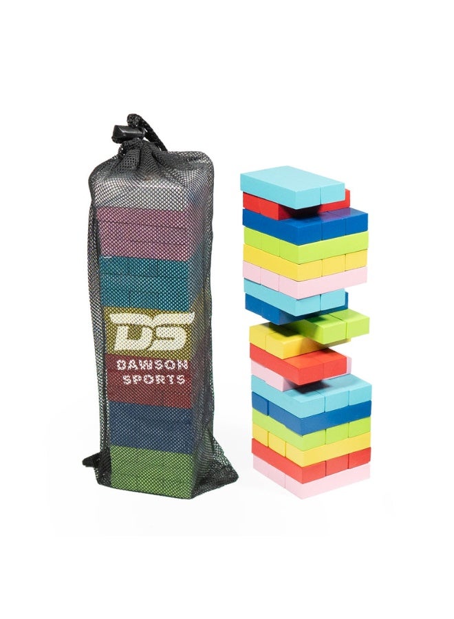 DAWSON SPORTS Wooden Coloured High Tower Game With Carry Bag - Image 1