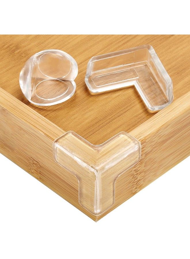 LoveBB 28 Pcs Clear Corner Protector L T Round Shape Corner Guards & Bumpers To Cover Sharp Furniture & Table Edges For Baby Kid Toddler Safety - Image 2