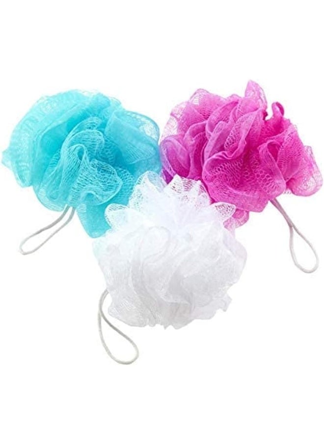 SAQOWARE Saqoware Pack of 3 Nylon Large Bath Shower Body Loofah  - Image 1