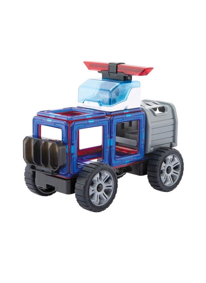 Magformers Magformers Amazing Police and Rescue 26Pc Set | Magnetic Tiles for STEM Development and Critical Thinking | Magnetic Blocks and Building Tiles to Develop Problem-Solving Ability and Shape Recognition  - Image 5