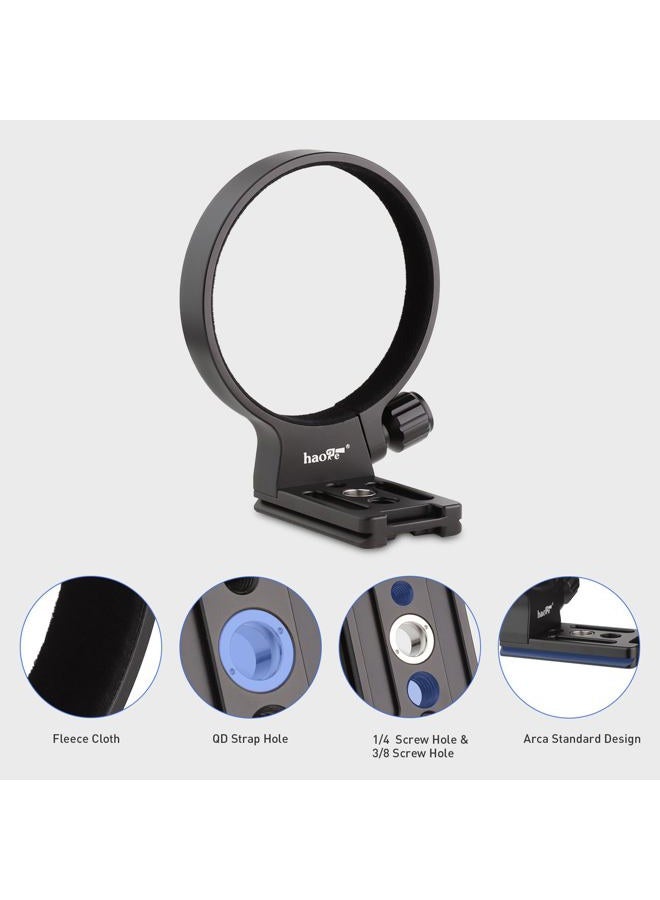 Haoge Tripod Mount Ring for Tamron 35-150 mm F/2-2.8 Di III VXD A058 Lens and Sigma 100-400mm f/5-6.3 DG OS HSM Lens for Canon EF Mount and Nikon F Mount Built-in Arca Type Plate - Image 3