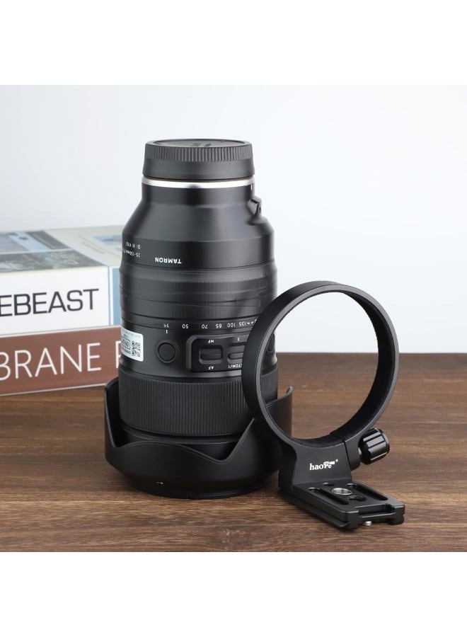Haoge Tripod Mount Ring for Tamron 35-150 mm F/2-2.8 Di III VXD A058 Lens and Sigma 100-400mm f/5-6.3 DG OS HSM Lens for Canon EF Mount and Nikon F Mount Built-in Arca Type Plate - Image 2