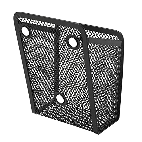 Sanpaint Magnetic Pencil Holder,Mesh Stainless Steel Pen Basket, Metal Writing Utensil Storage Organizer for Whiteboard,Blackboard,Kitchen, Locker, Home, or Office - Image 3