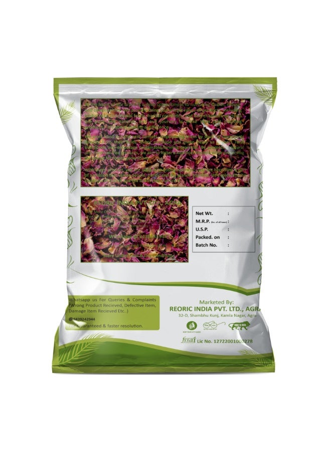 BRALCON Rose Petals - 100 gm | 100% Pure & Natural Sun Dried Rose Flowers for Tea/ - Image 2