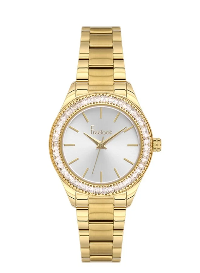 Freelook Paris Freelook - Lumiere Women's Watch | Steel Case | Stainless Steel Band | Silver & Round Dial | Analog | Japanese Quartz | Mineral Glass | Premium Luxury Watch | Ideal Gift | Water Resistant 50 Meters