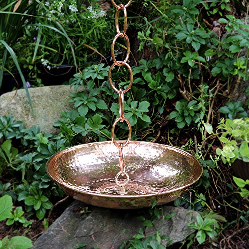 Good Directions 479P Rain Chain Basin Large 16-1/2 Inch Diameter, 4 Inches High, 100% Pure Copper - Image 4