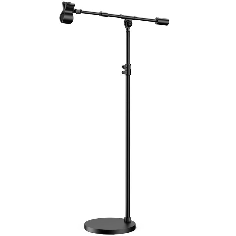 InnoGear Mic Stand, Max Height 82.28" Microphone Stand Floor Detachable Boom Mic Arm Stands with Weighted Base for Blue Yeti HyperX QuadCast Shure SM58 Samson Q2U Fifine K669B Singing Stage - Image 1