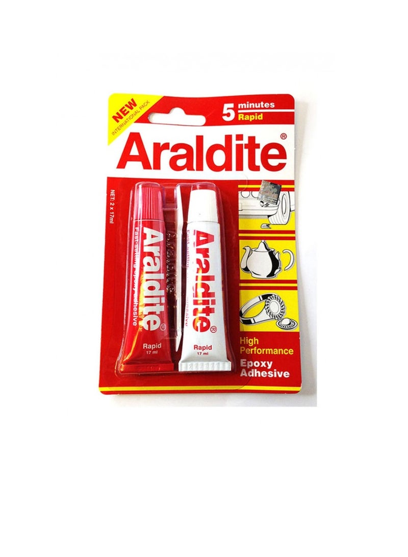 Araldite Epoxy Adhesive 5 Min Rapid - Image 1