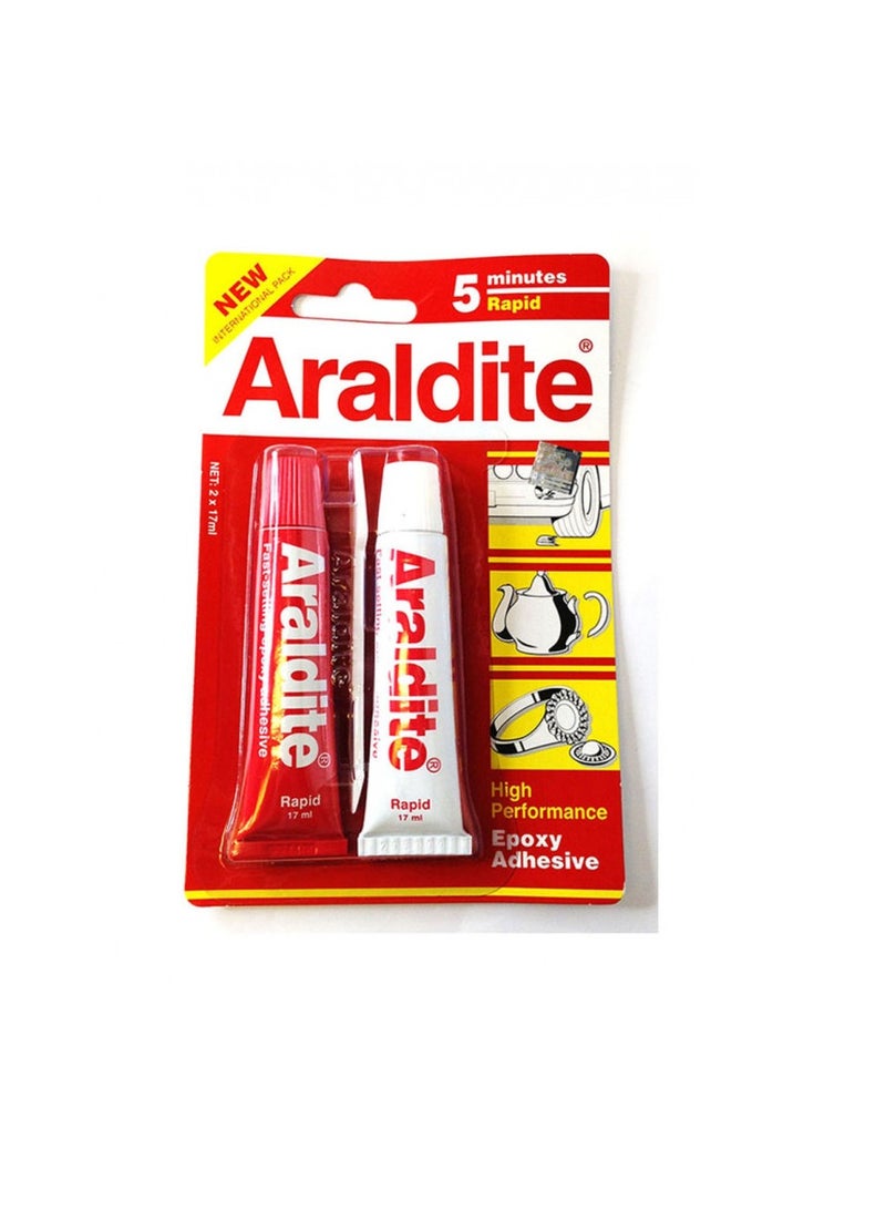 Araldite Epoxy Adhesive 5 Min Rapid - Image 3