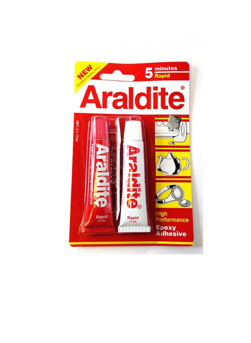 Araldite Epoxy Adhesive 5 Min Rapid - Image 2