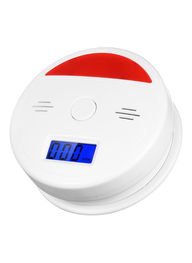 Carbon Monoxide and Alarm Sensor CO Detector White - Image 1