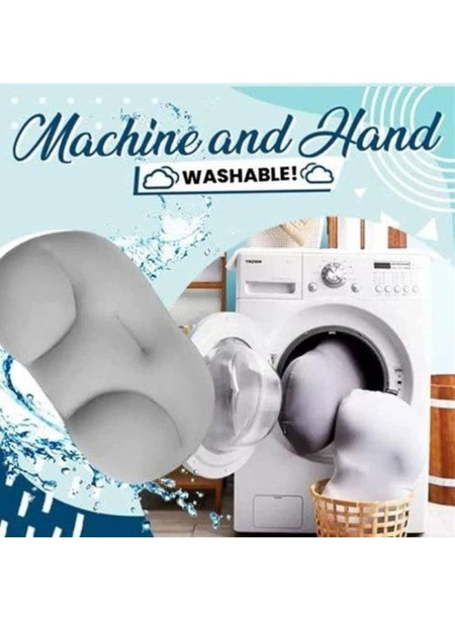 الوسادة الطبية الذكية ميموري فوم لتقويم الرقبة ودعم الرأس أثناء النوم – تصميم مريح لتخفيف آلام الرقبة والكتفين وتحسين وضعية النوم – مخدة طبية عالية الجودة مقاس 48 * 28 سم مع غطاء قابل للغسيل - Image 4
