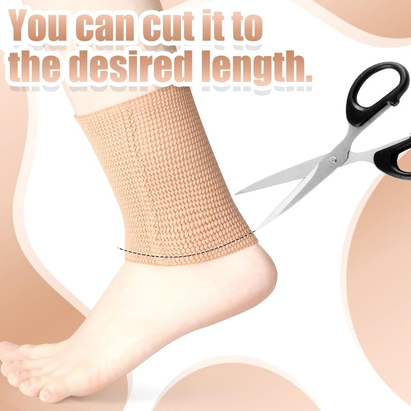 JZS Cross Ankle Gel Sleeves, Padded Skate Socks, Skateboard Accessories, Ankle Pads, Ankle Protector Brace, for Skating Riding Ski, Ankle Protection, Foot Support Socks - Image 5