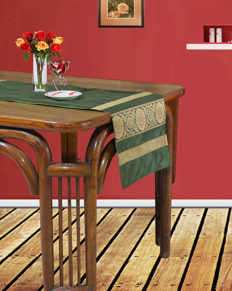 Dekor World Floral Brocekt Runner - Image 3
