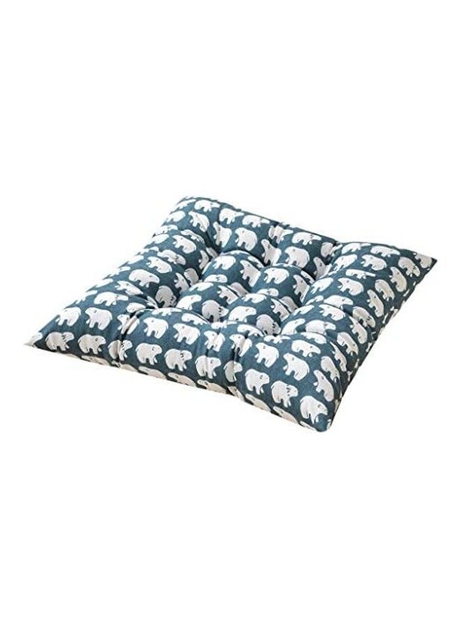 Y&D New Printing Plain Seat Pad Dining Room Garden Kitchen Chair Cushions Tie On blue