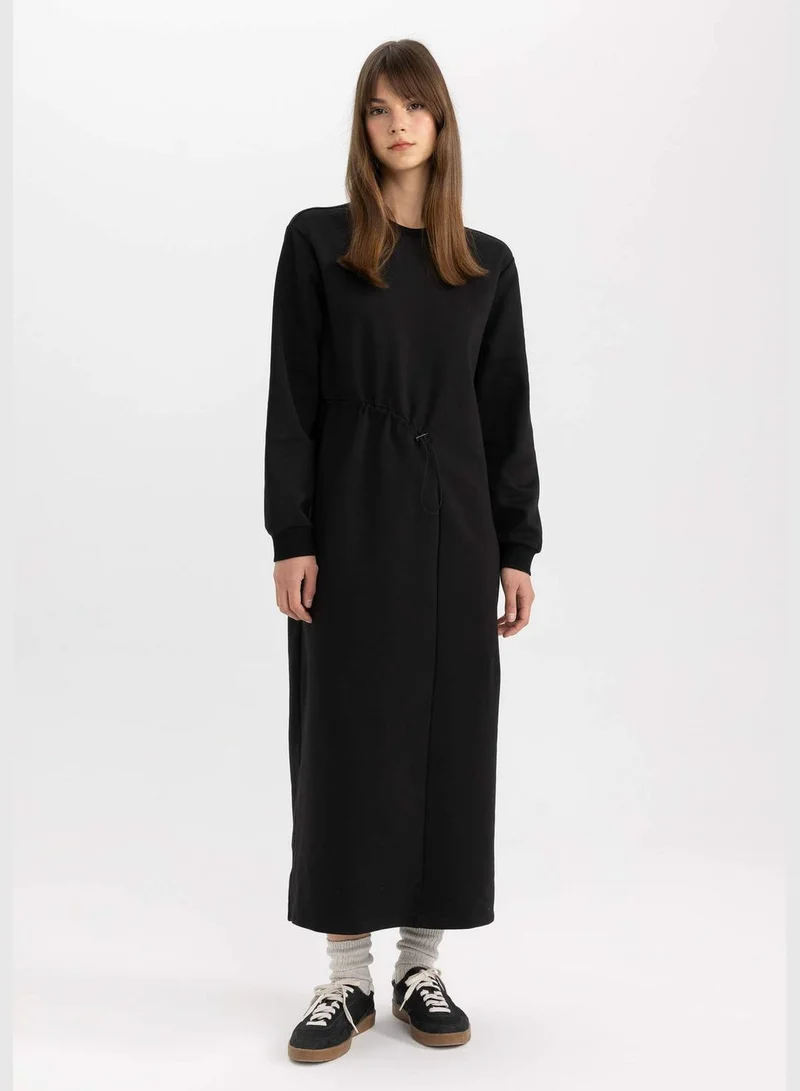 DeFacto Drawstring Knit Dress