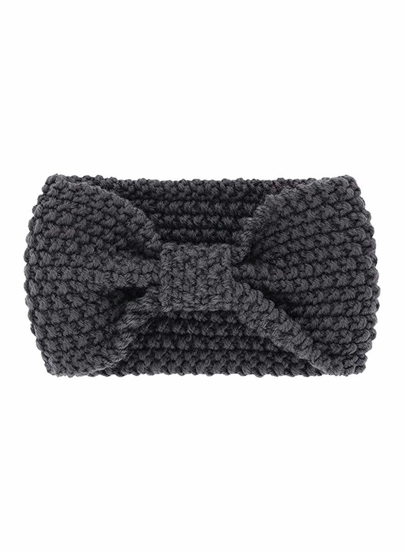 4 Pcs Knitted Hairband, Crochet Turban Headband for Women Girls Warm Bulky Crocheted Headwrap Accessories for Women and Girls Cute Knot Hair - Image 3
