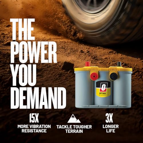 OPTIMA Batteries High Performance D31T YellowTop Dual Purpose Sealed AGM Car, Truck And SUV Battery, 900 CCA, Maintenance Free, Versitile Mounting - Image 3