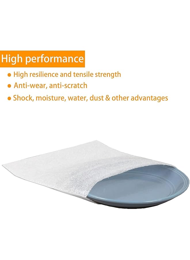 erorex 50Pack Cushion Foam Pouches 12X12 Inch Packing Cushioning Supplies For Moving Foam Wrap Pouches Protect Fragile Items Cushioning Foam Padding For Packaging Dishes China Cups Plates Mugs  - Image 5
