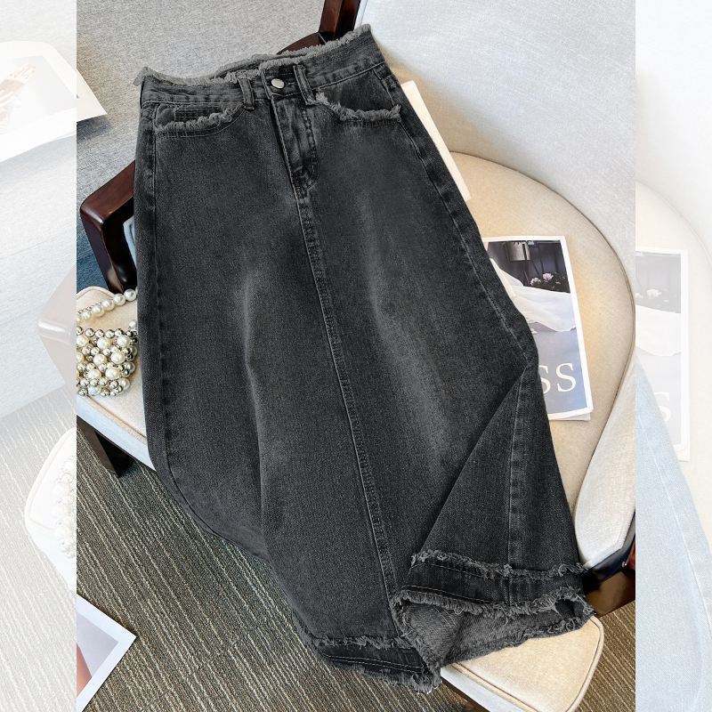 Denim A-Line Skirt for Women - Image 2