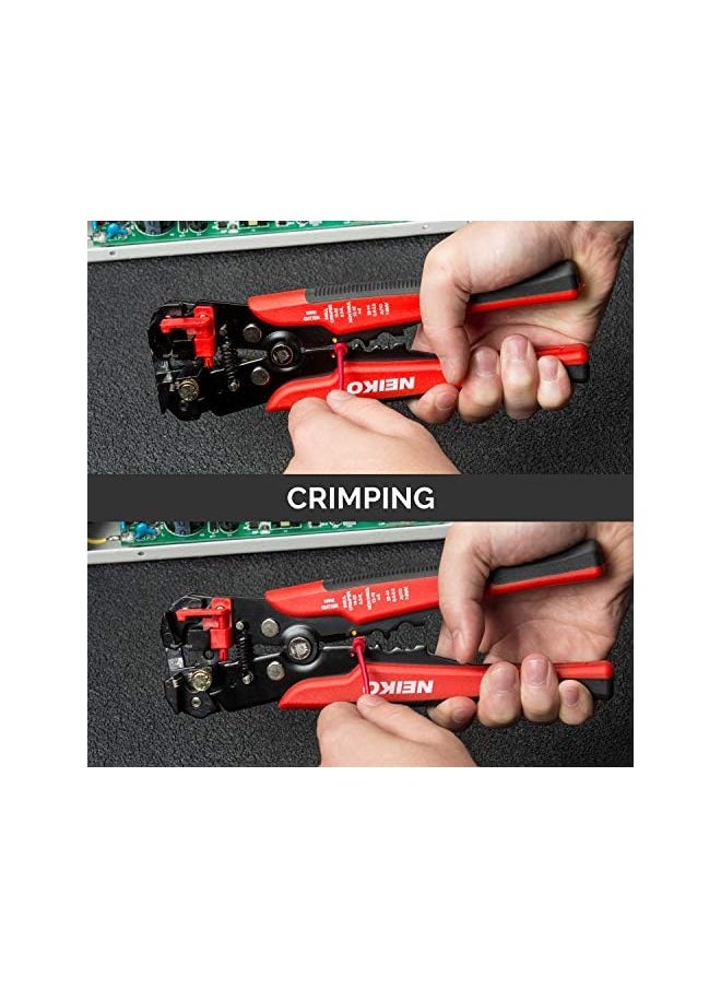 Neiko - Neiko 01924A 3-In-1 Automatic Wire Stripper, Cutter, And Crimping Tool, Auto Self-Adjusting Pliers That Cut Up To 24 Awg - Image 1