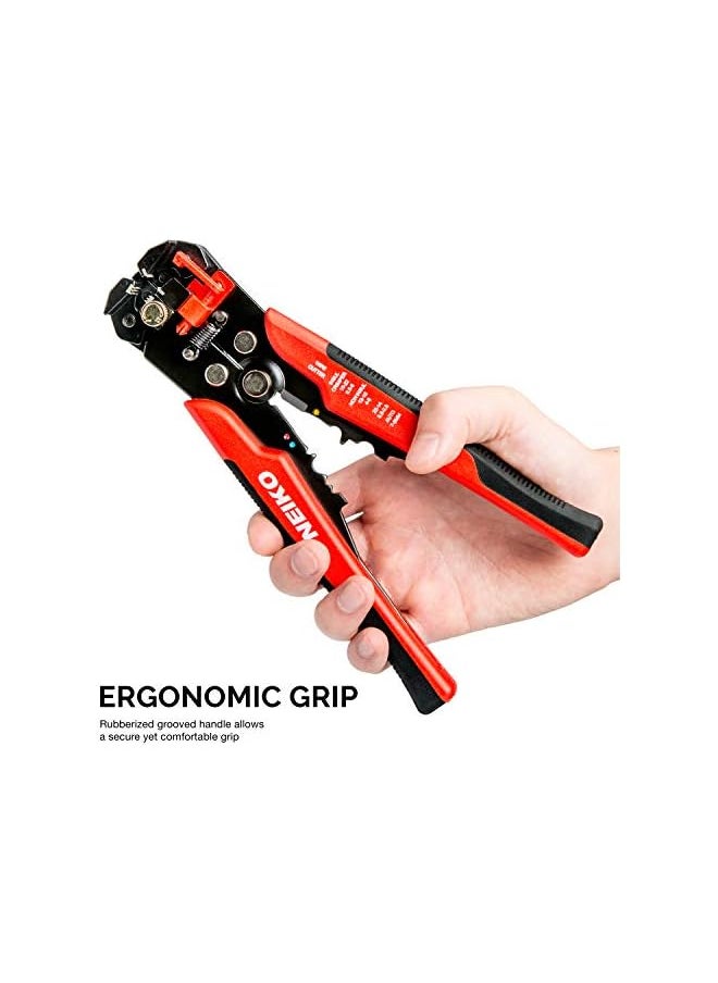 Neiko - Neiko 01924A 3-In-1 Automatic Wire Stripper, Cutter, And Crimping Tool, Auto Self-Adjusting Pliers That Cut Up To 24 Awg - Image 1
