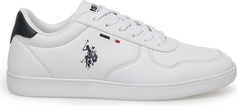U.S. Polo Assn. BASE. Polo Assn. Thunder Women's White Sneaker  - Image 1