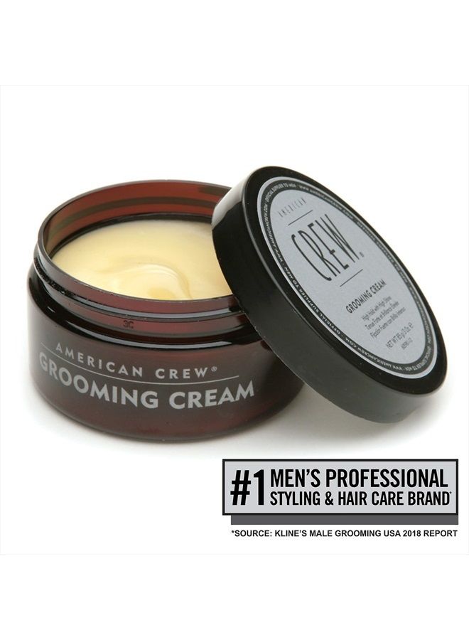 AMERICAN CREW كريم تصفيف الرجال من أمريكان كرو، مثل جل الشعر مع تثبيت قوي ولمعان عالي، 3 أونصات (عبوة من 2) - Image 2