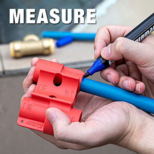 iCrimp Push-fit Fitting Deburr, Depth Gage and Disconnect Tool for PushFit Fittings, Push-To-Connect system, Multi-size combination 1/4 In.-1 in. - Image 5