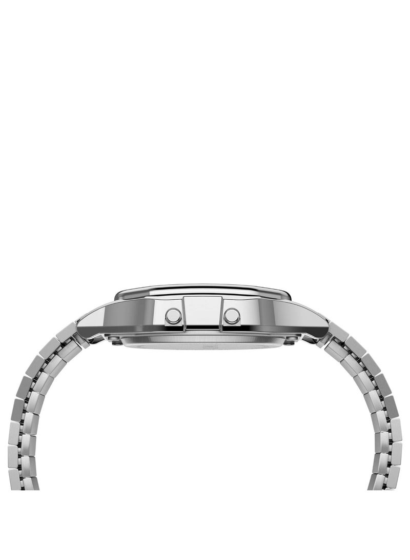 Timex Unisex's Silver Resin/Steel Watch | TW2R79100 - Image 2