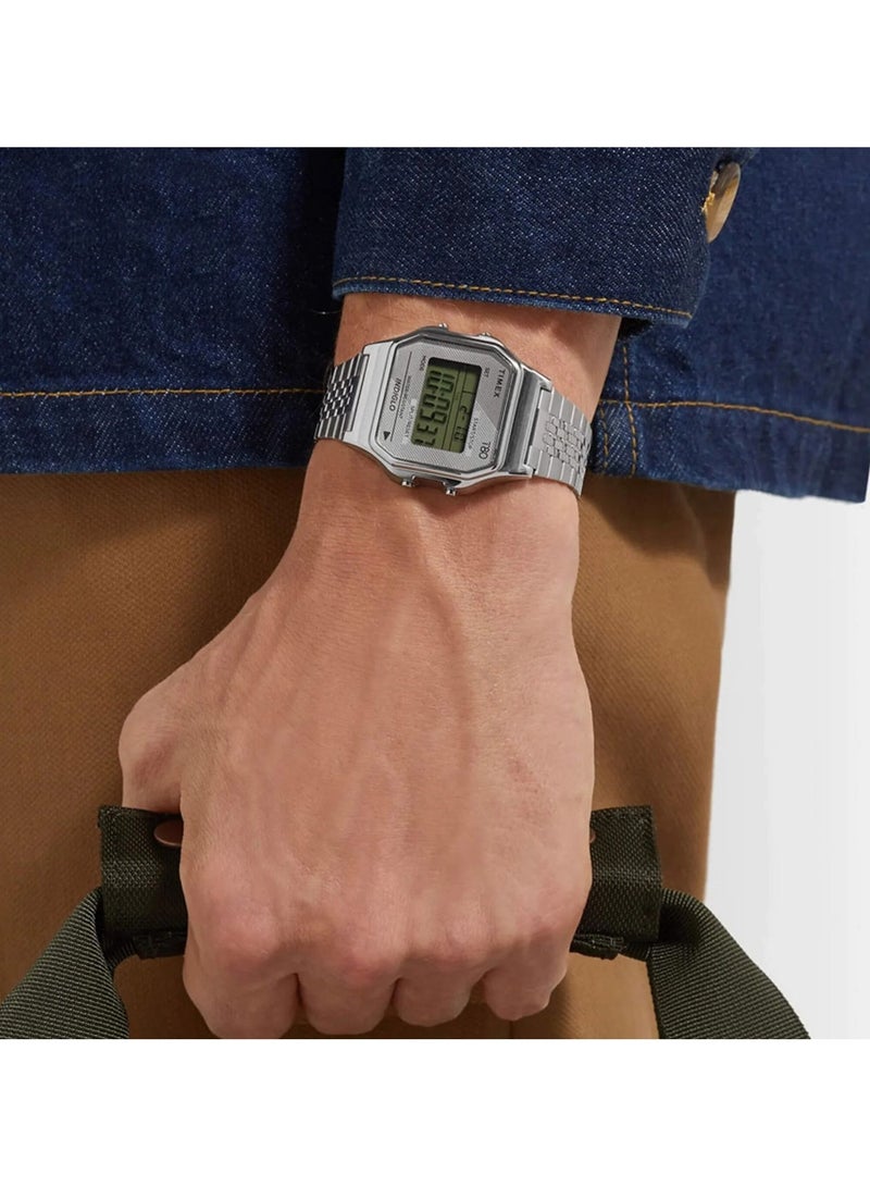 Timex Unisex's Silver Resin/Steel Watch | TW2R79100 - Image 5