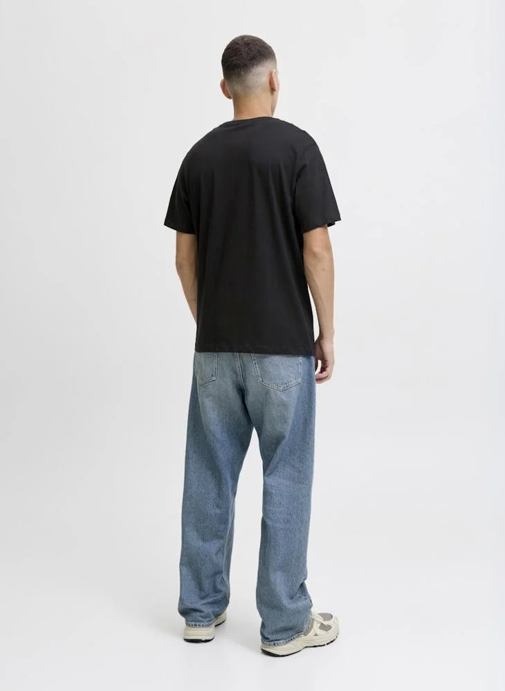 JACK & JONES Logo Regular Fit Crew Neck T-Shirt