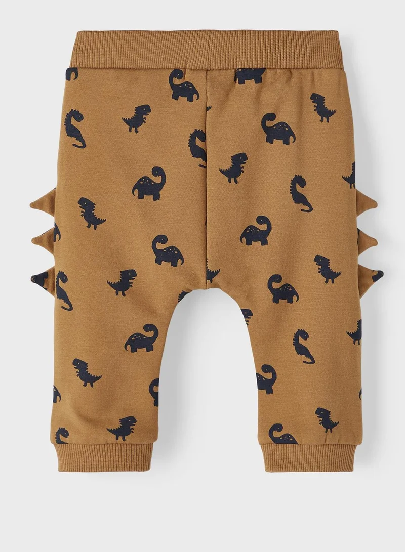 NAME IT Infant Dino Print Sweatpants