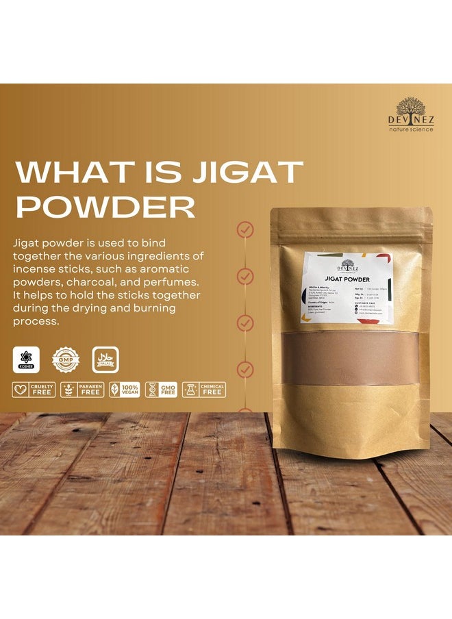 Devinez Natural Jigat Powder (400 Gram) - A Grade, For Making Your Own Incense, Doop Cone, Sambrani, Agarbatti Making  - Image 2
