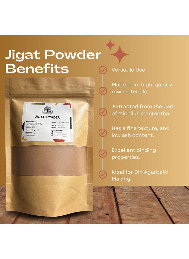 Devinez Natural Jigat Powder (400 Gram) - A Grade, For Making Your Own Incense, Doop Cone, Sambrani, Agarbatti Making  - Image 3