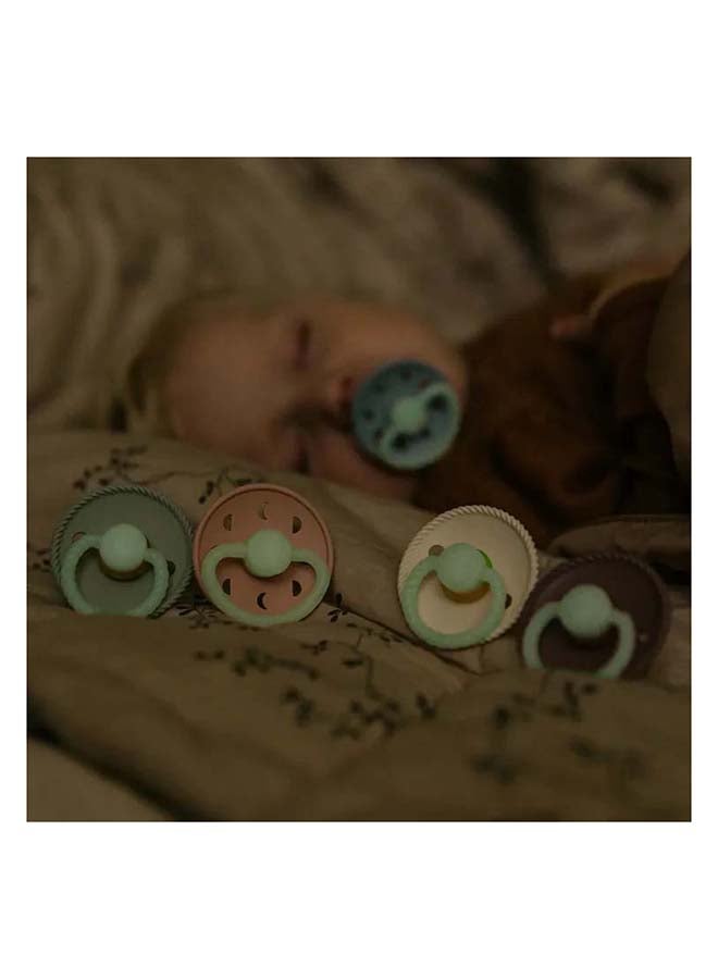 FRIGG لهاية FRIGG من السيليكون بحبل للأطفال 6-18 شهر 1-Pack بلش نايت - الحجم 2 - Image 4