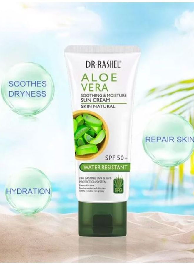RASHELL Aloe Vera Soothing & Moisture Sun Cream Multicolour 60grams - Image 2
