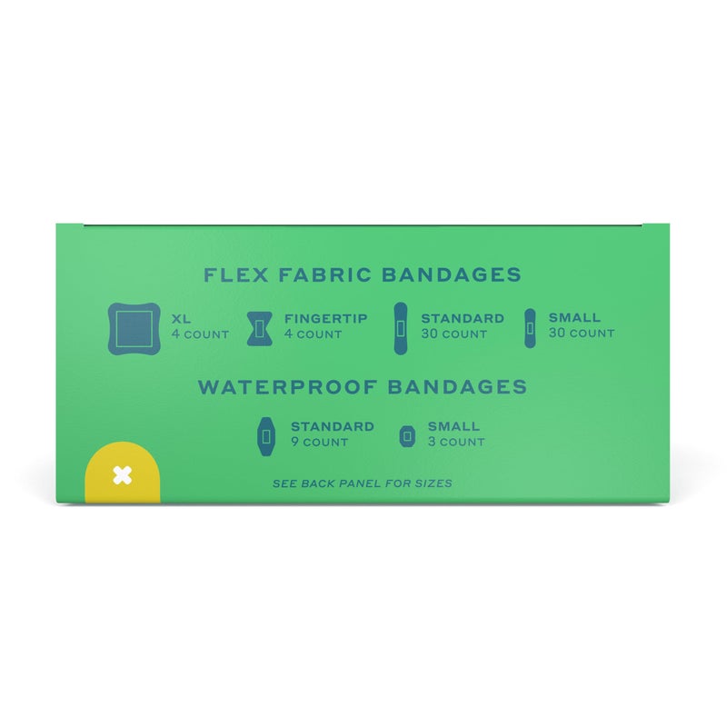 Welly Bandage Family Pack | Adhesive Flexible Fabric & Waterproof Bandages | Assorted Shapes and Patterns for Minor Cuts, Scrapes, and Wounds - 80 Count - Image 4