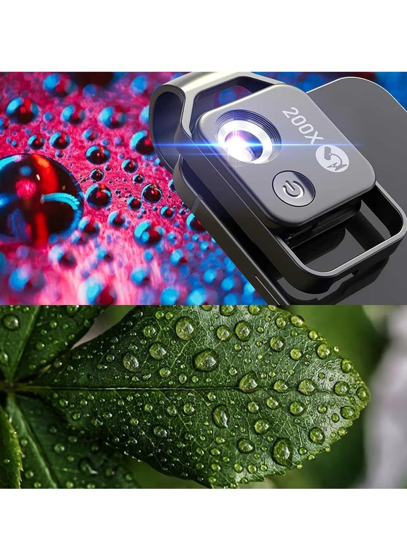 Nanozoom 200x Magnification for iPhone Nanozoom Microscope Phone Lens High-Tech Clip-On Lens (White) - Image 5