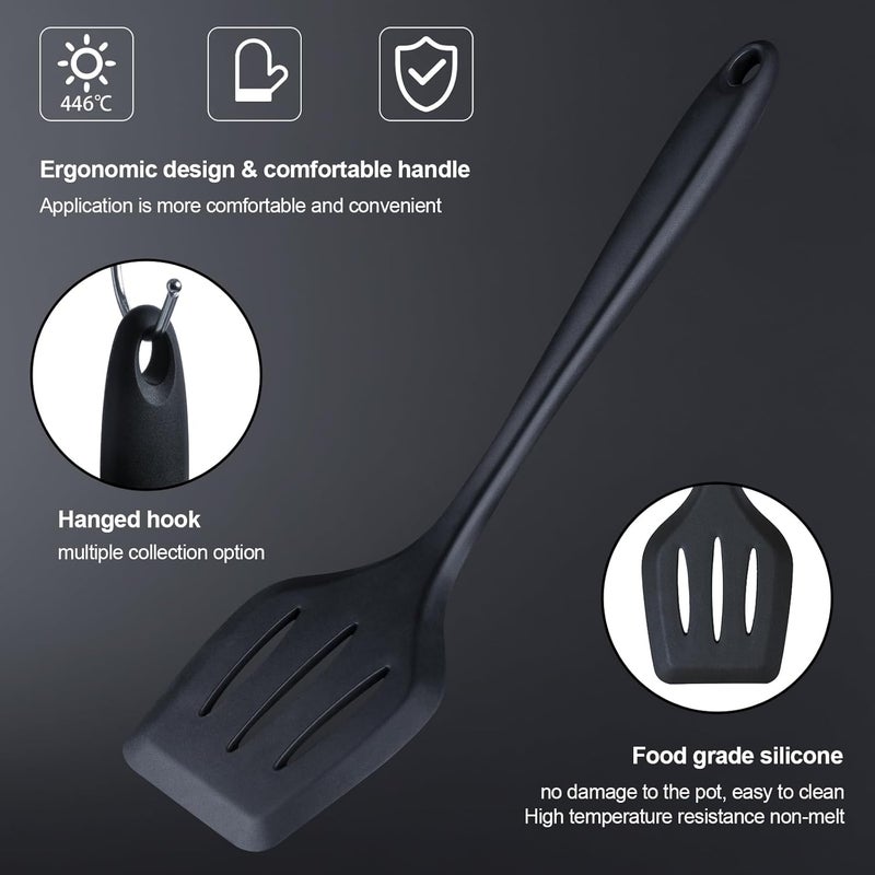RAXCO Kitchen Utensils Set,18-Piece Cooking Tools and Sharp Knives,Stainless Steel Holder and Cutting Board - Image 5